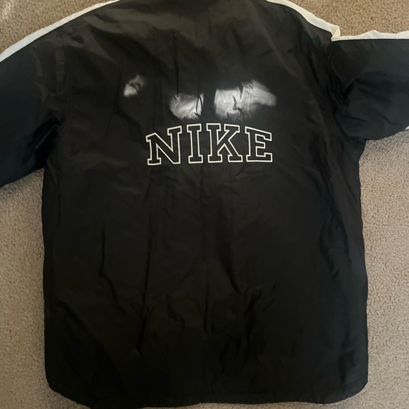 Vintage Nike Windbreaker Full Zip Jacket Black Tag 90s Mesh 3XL - Picture 6 of 7